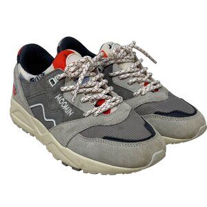 Karhu Aria 95 Moomin Unisex Kids Youth Sneakers Sz 5.5 Gray/Red Suede Shoes
